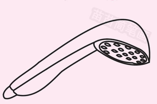 從零開始學(xué)畫花灑與廚衛(wèi)用具 簡筆畫教程大全
